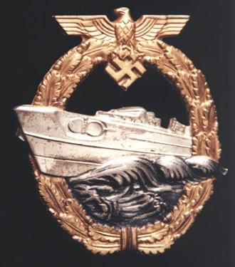 Kriegsmarine Fast Attack Craft Badge, version 2